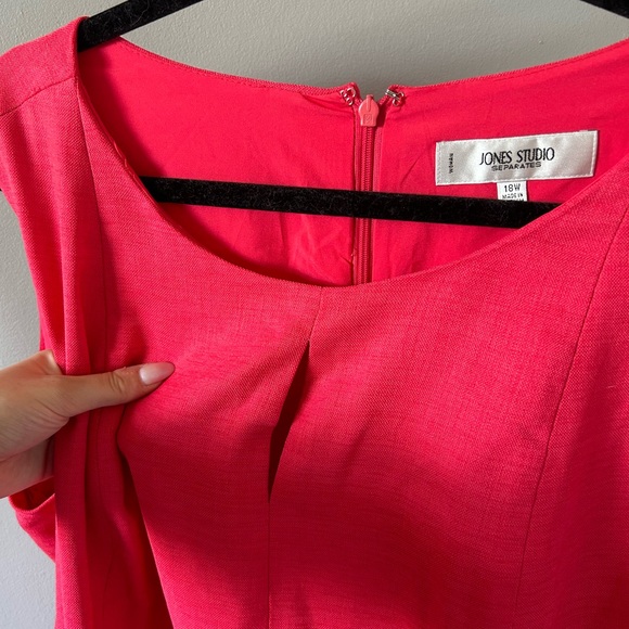 Coral Spring Dress - Jones New York - Picture 5 of 7